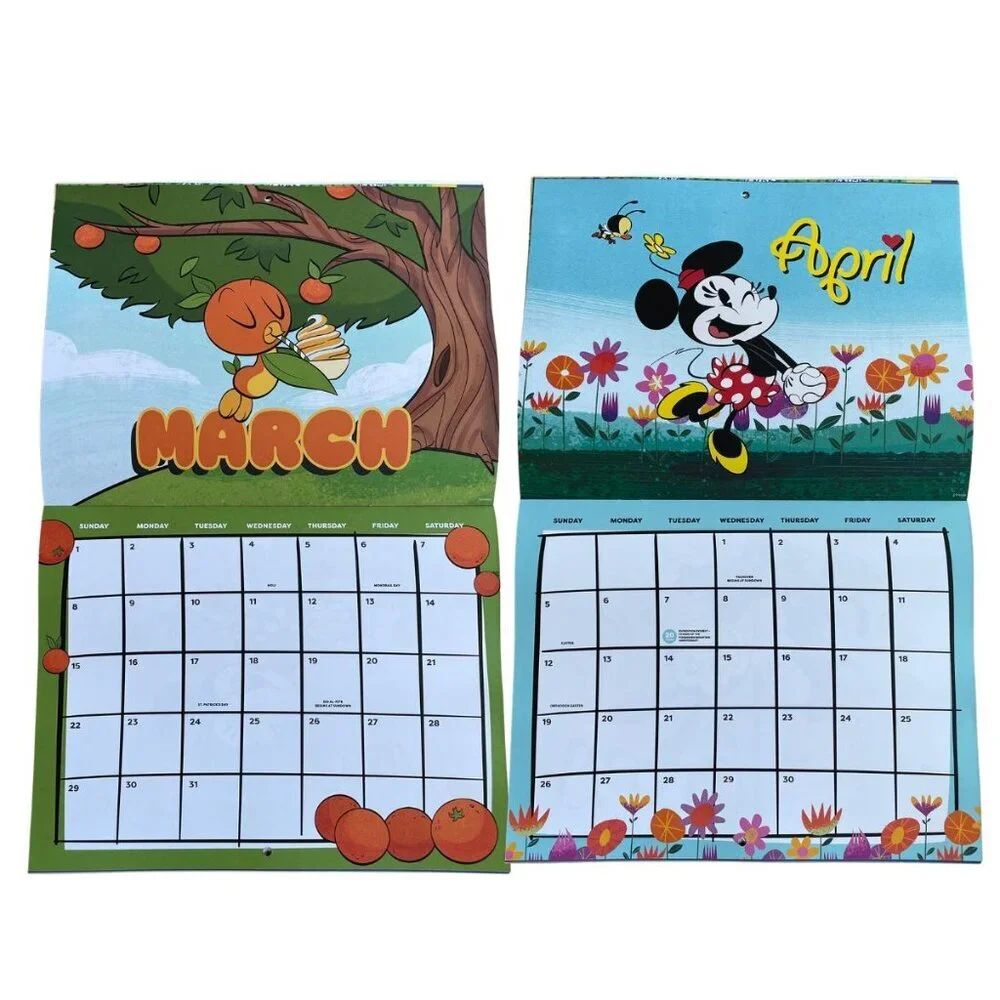 NEW‎ Set of 2 2026 Disney DisneyWorld Annual Passholder Exclusive Calendar